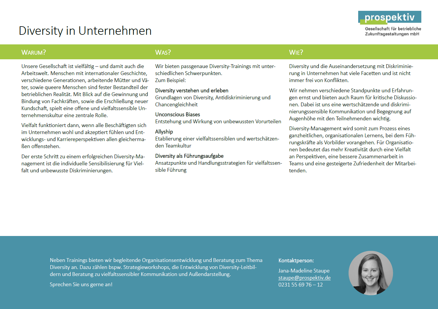 Diversity Portfolio Ausschnitt